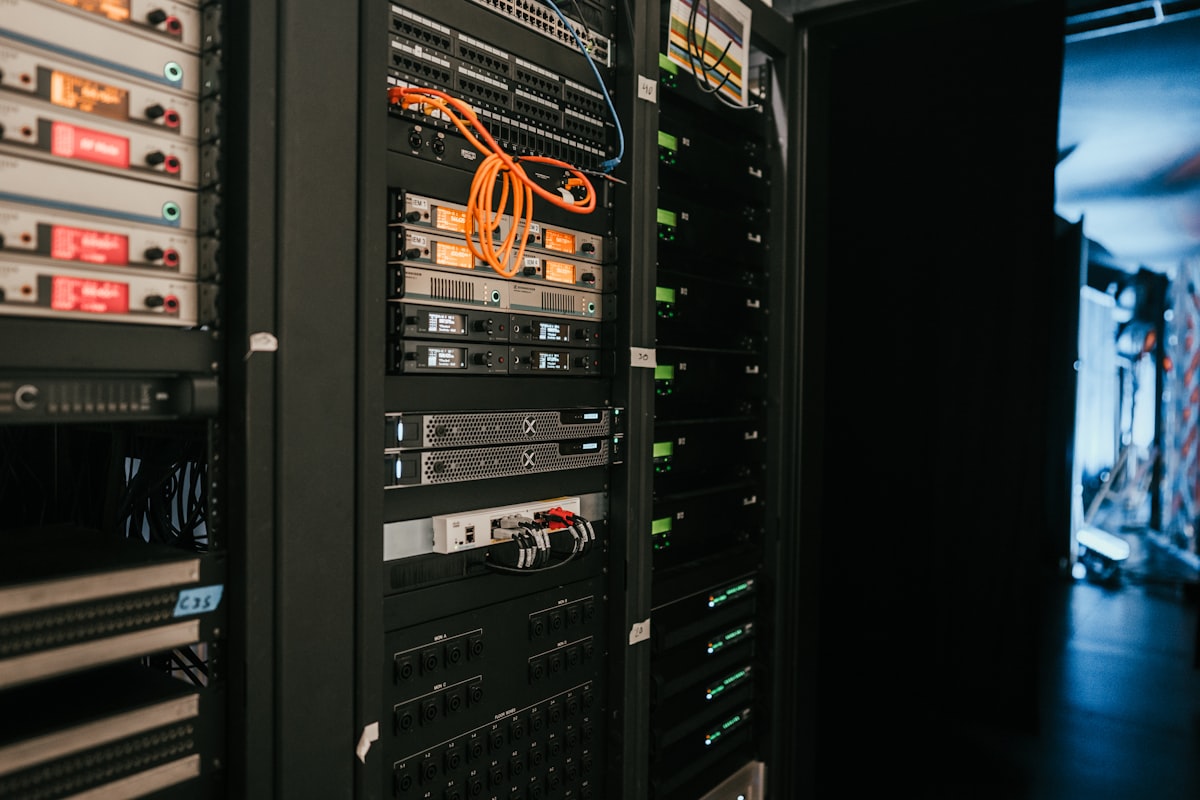 Data center server room