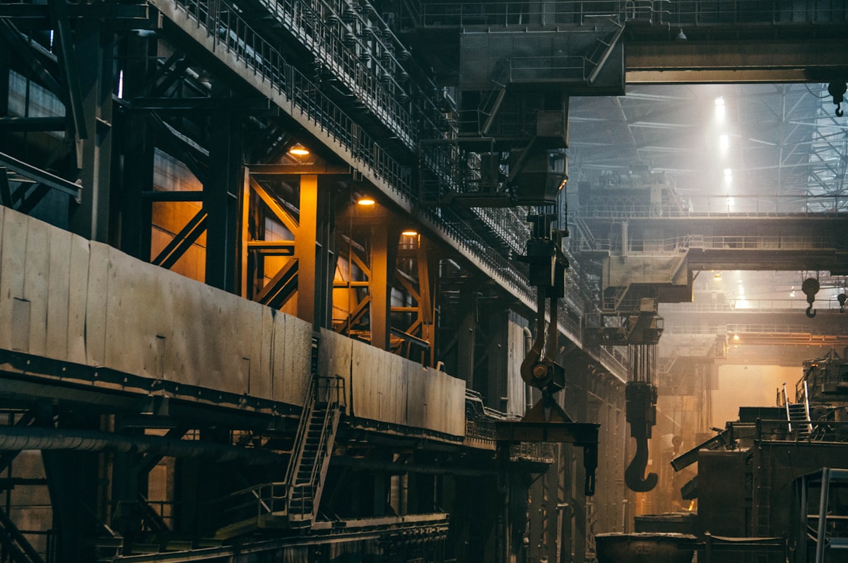 Manufacturing plant interior